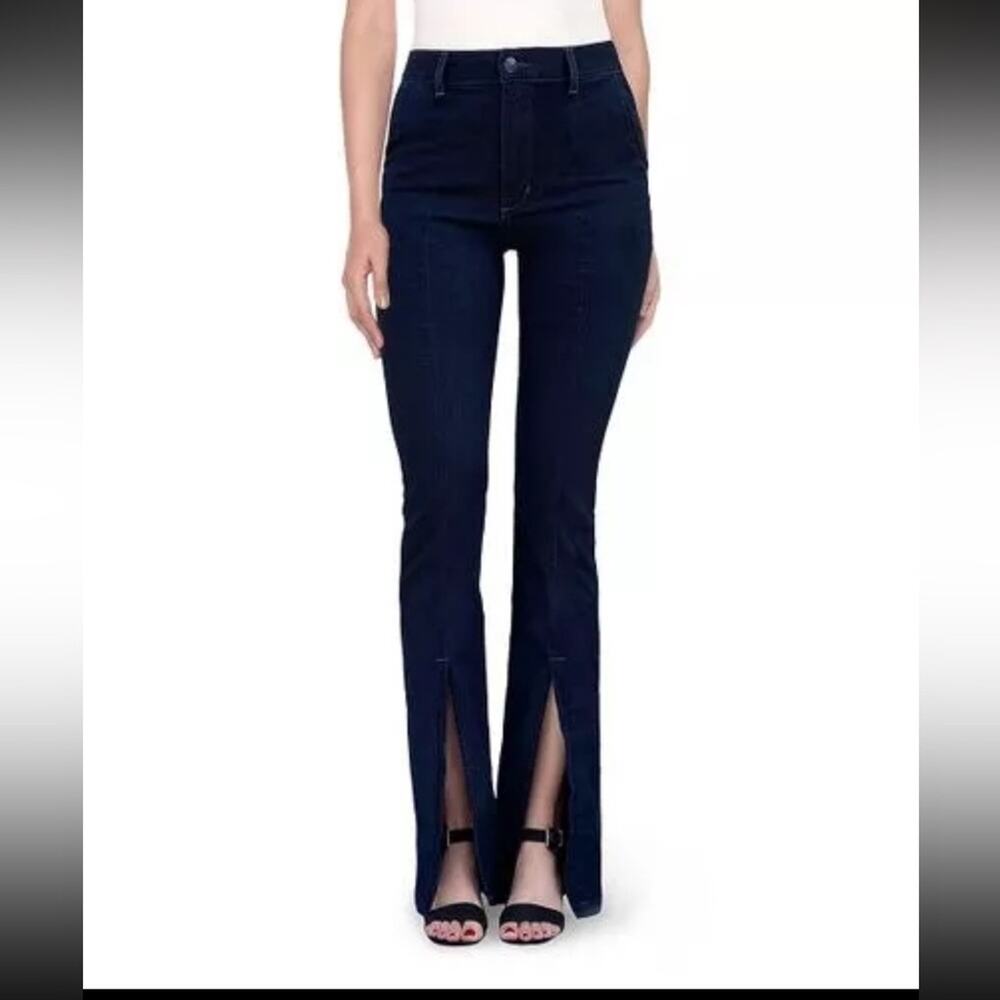 NWT joes jeans Mumbai high rise bootcut dark wash jeans with front slit